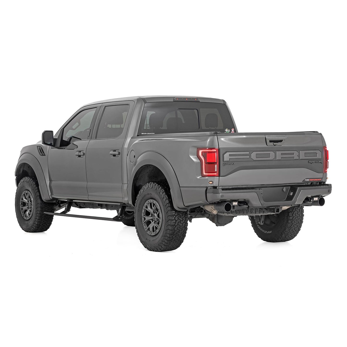 ROUGH COUNTRY Power Running Boards | Dual Electric Motor | Crew Cab | Ford F-150/Lightning/F-250/F-350/Raptor (15-24) | PSR71520