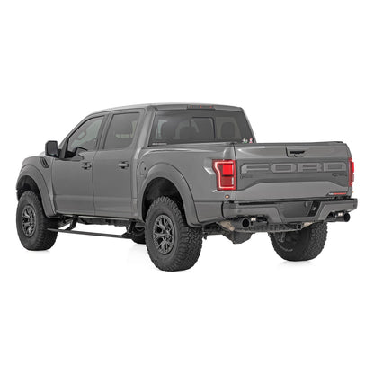 ROUGH COUNTRY Power Running Boards | Dual Electric Motor | Crew Cab | Ford F-150/Lightning/F-250/F-350/Raptor (15-24) | PSR71520