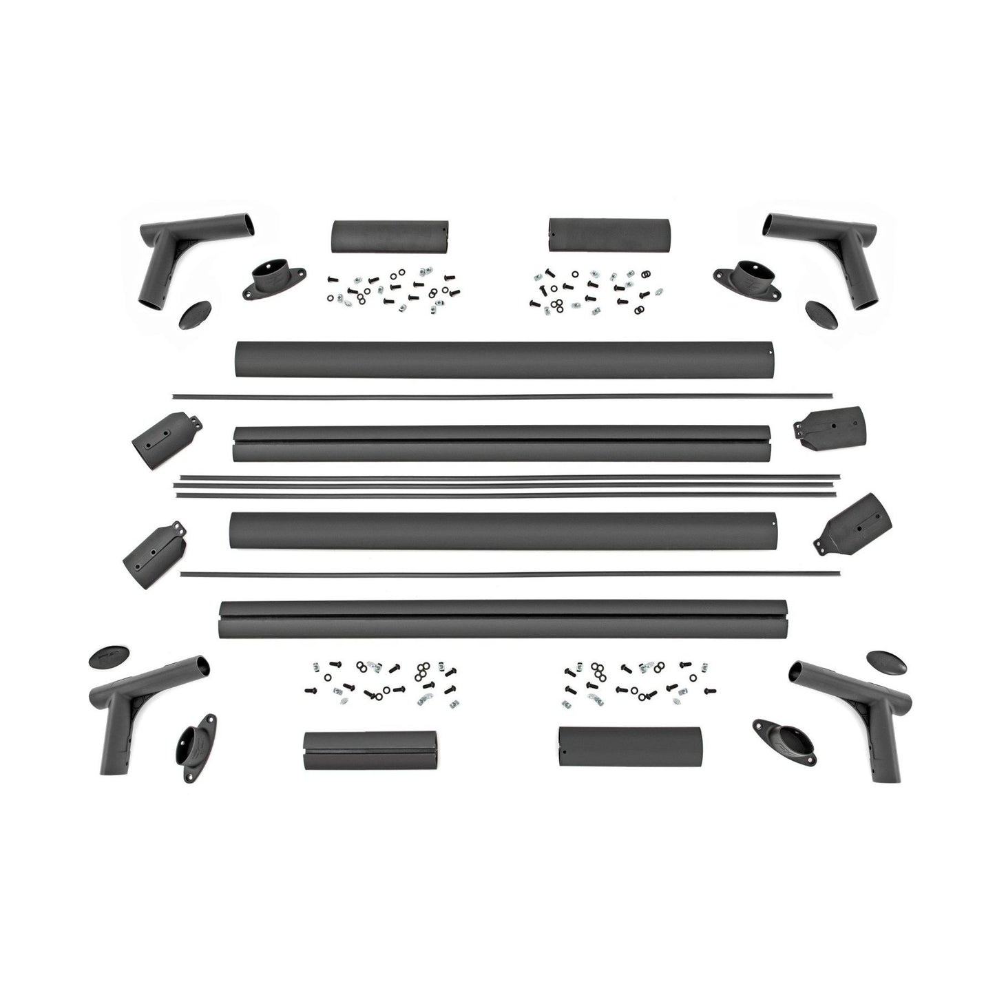ROUGH COUNTRY Bed Rack | Half Rack | Aluminum | Ford F-150 2WD/4WD (2015-2025) | 10407