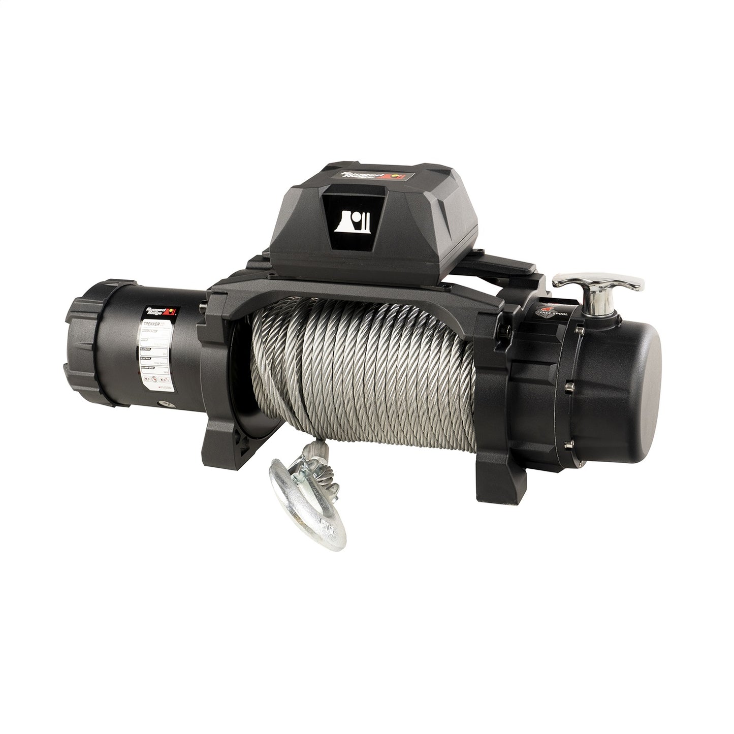 RUGGED RIDGE | 15100.07 | Trekker C10 Winch, 10,000Lb Cable Wired