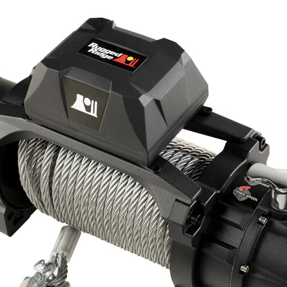 RUGGED RIDGE | 15100.07 | Trekker C10 Winch, 10,000Lb Cable Wired