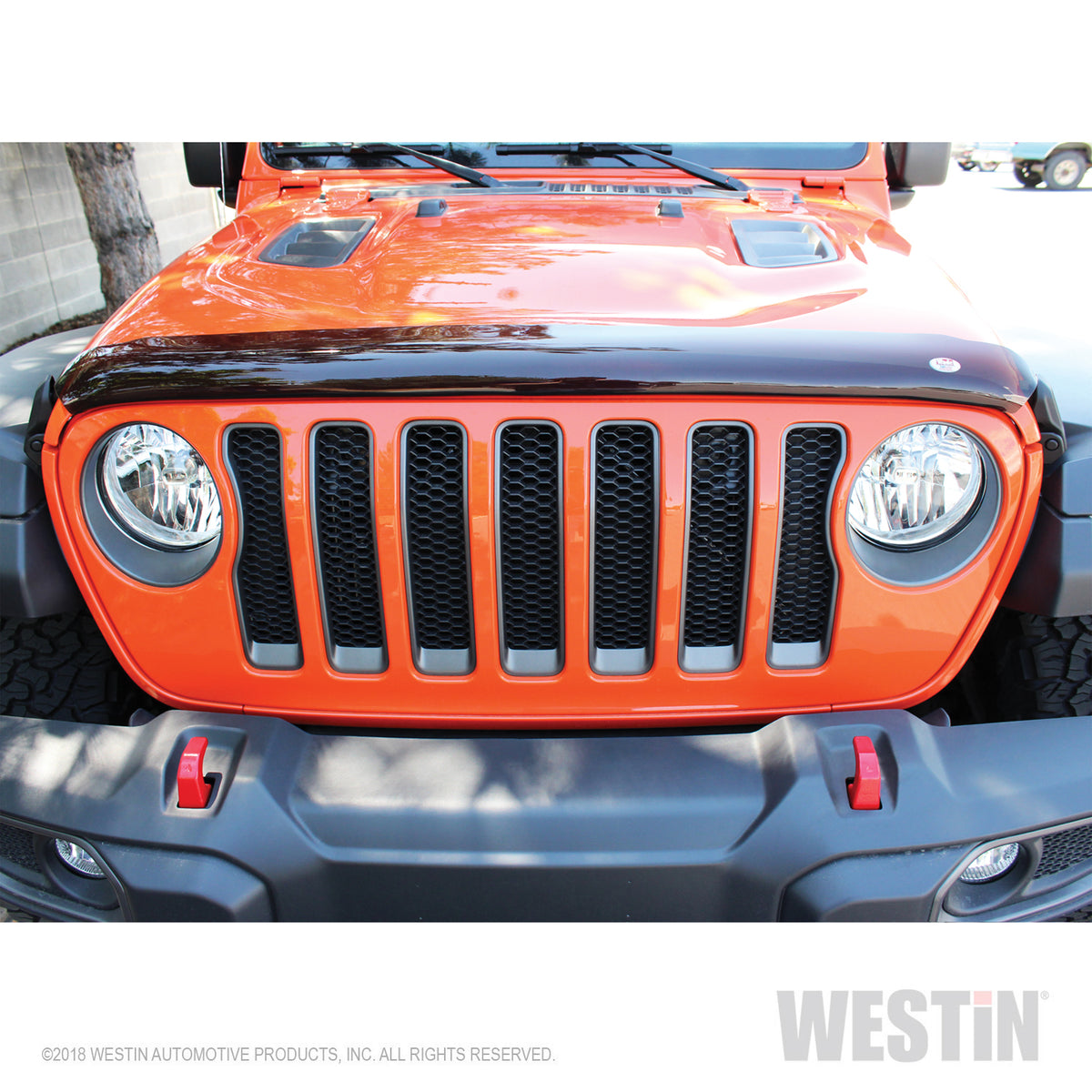 Westin Platinum Bug Shield 2018-2024 Jeep Wrangler JL Smoke