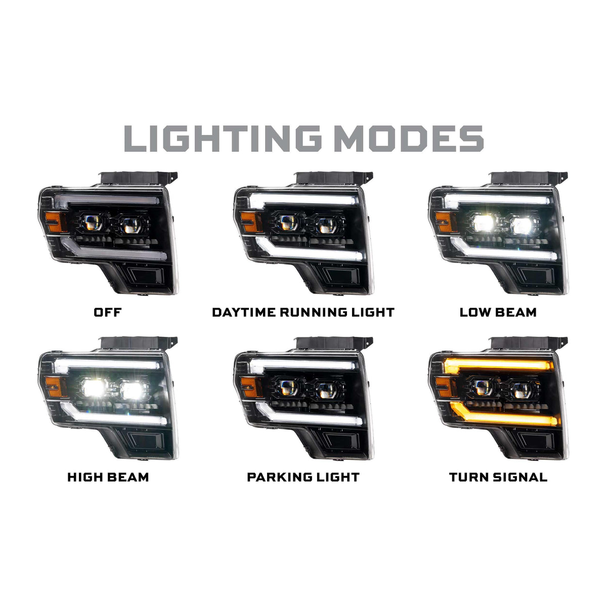 Morimoto XB Evo Hybrid Headlights: Ford F-150 (09-14 / Set) product image 3