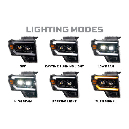 Morimoto XB Evo Hybrid Headlights: Ford F-150 (09-14 / Set) product image 3