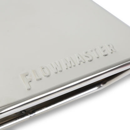 FLOWMASTER Exhaust Tip Exhaust Tip 3.0 X 5.5 Polished Angle Rolled Edge Fits 2.5 Inch Tubing