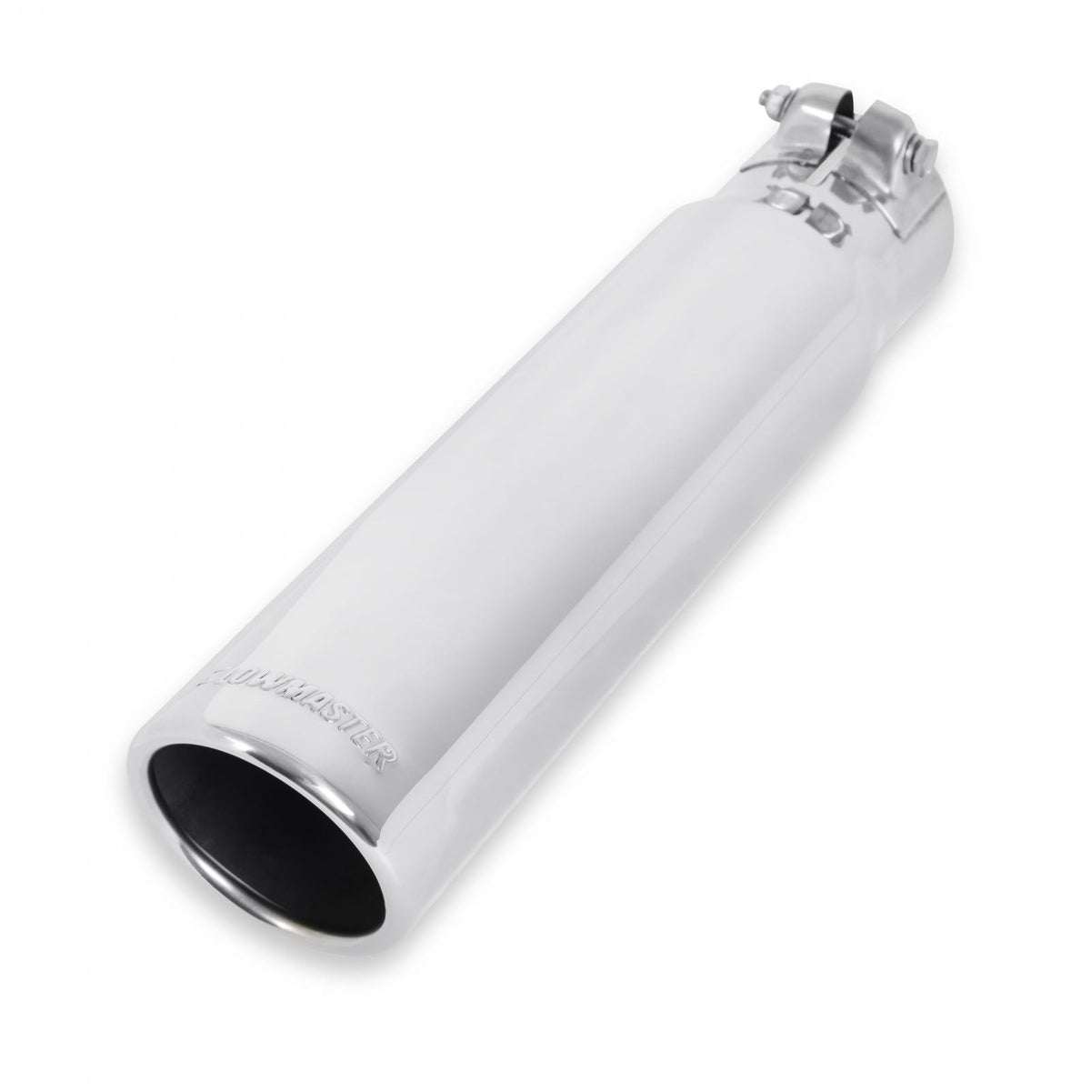 FLOWMASTER Exhaust Tip Exhaust Tip 3.00 Inch Rolled Angle Polished SS Fits 2.50 Inch Tubing Clamp On