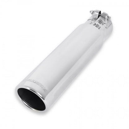 FLOWMASTER Exhaust Tip Exhaust Tip 3.00 Inch Rolled Angle Polished SS Fits 2.50 Inch Tubing Clamp On
