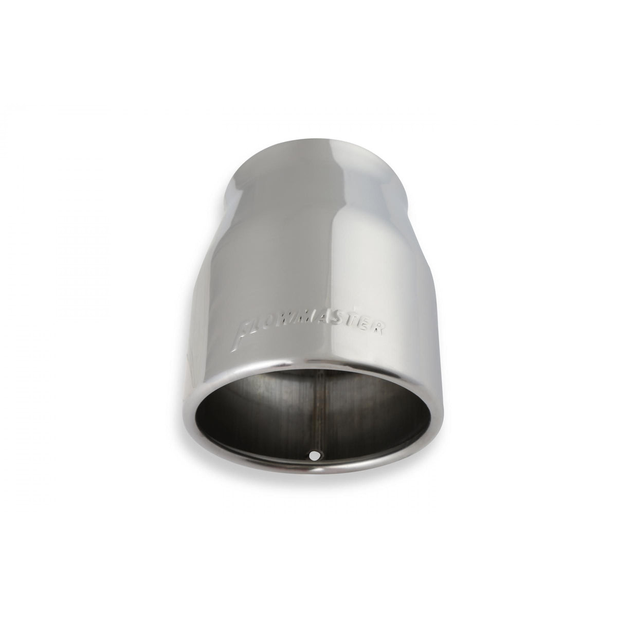 FLOWMASTER Exhaust Tip Exhaust Tip 4.00 Inch Rolled Angle Polished SS Fits 3.00 Inch Tubing Weld On