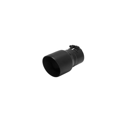 FLOWMASTER Exhaust Tip Exhaust Tip 4 Inch Angle Cut Black Ceramic Coating Fits 3 Inch Tubing
