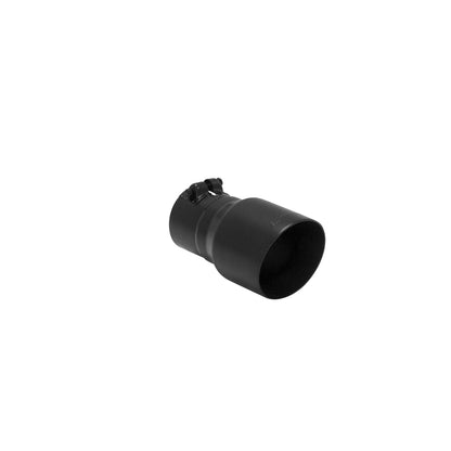 FLOWMASTER Exhaust Tip Exhaust Tip 4 Inch Angle Cut Black Ceramic Coating Fits 3 Inch Tubing