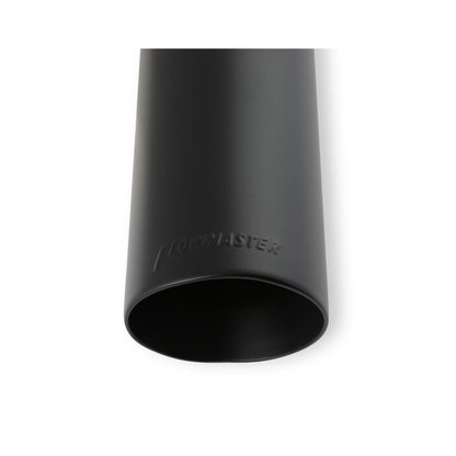 FLOWMASTER Exhaust Tip Exhaust Tip 3.5 Inch Black Angle Cut Fits 2.5 Inch Tubing- Clamp On
