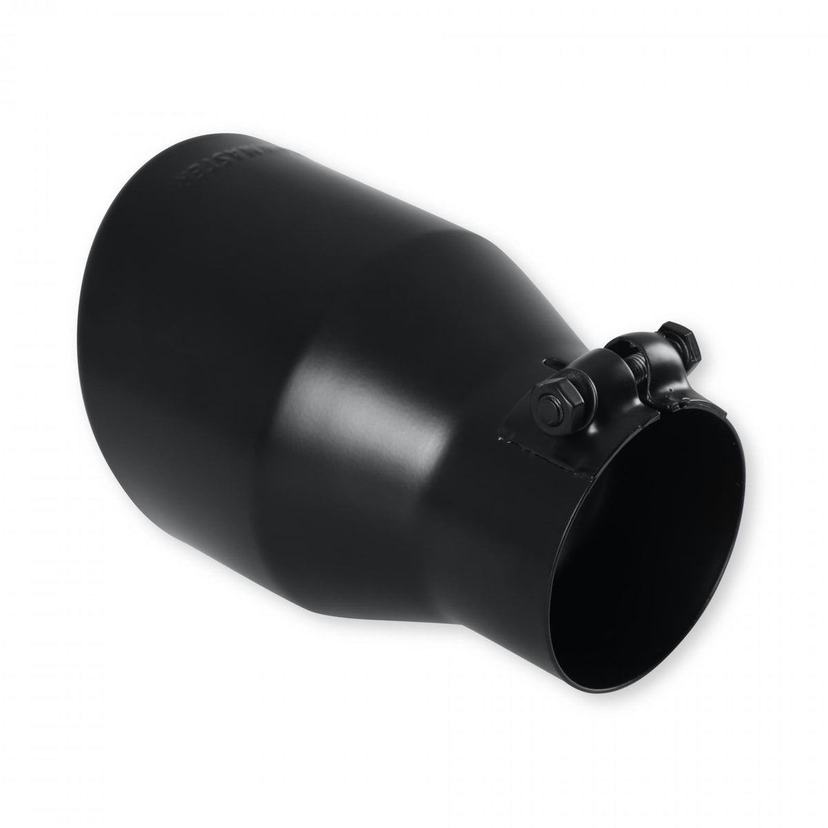 FLOWMASTER Exhaust Tip Exhaust Tip 4.5 Inch Black Angle Cut Fits 3.0 Inch Tubing, 7.00-In Long Clamp On