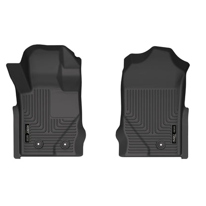 Husky Liners | Weatherbeater Front Floor Liners For 2021-2025 Bronco Husky Liners | 15821 in black rubber design