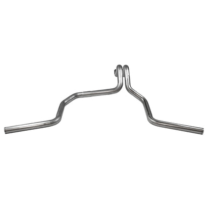 FLOWMASTER Pre-Bent Tailpipes 1987-1996 Ford F-150 2.5-Inch Dual Side Exit Aluminized Tailpipes
