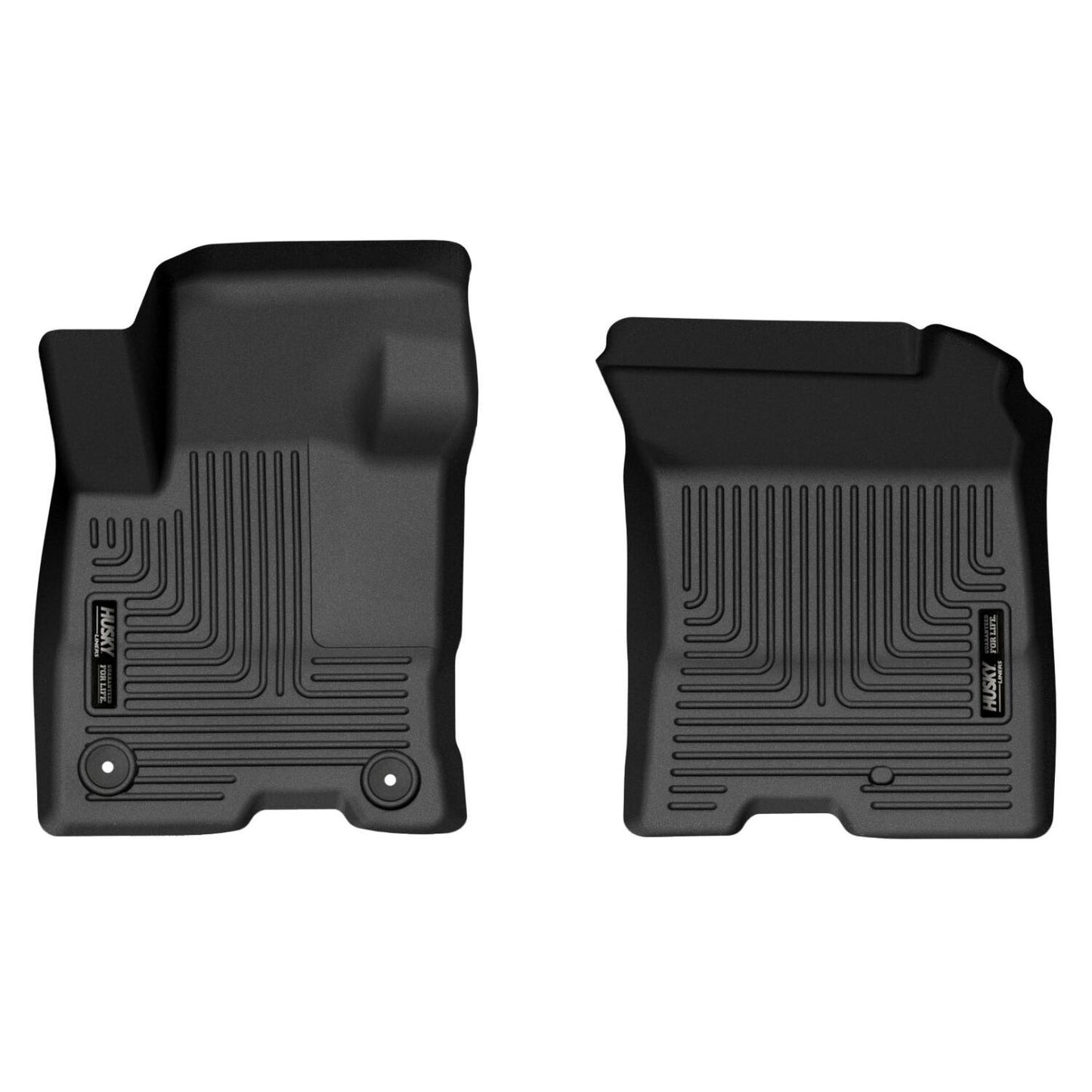 Husky Liners | Weatherbeater Front Floor Liners For 2022-2026 Maverick Husky Liners | 15841 shown in durable black rubber.
