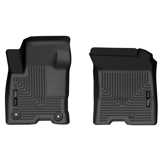 Husky Liners | Weatherbeater Front Floor Liners For 2022-2026 Maverick Husky Liners | 15841 shown in durable black rubber.