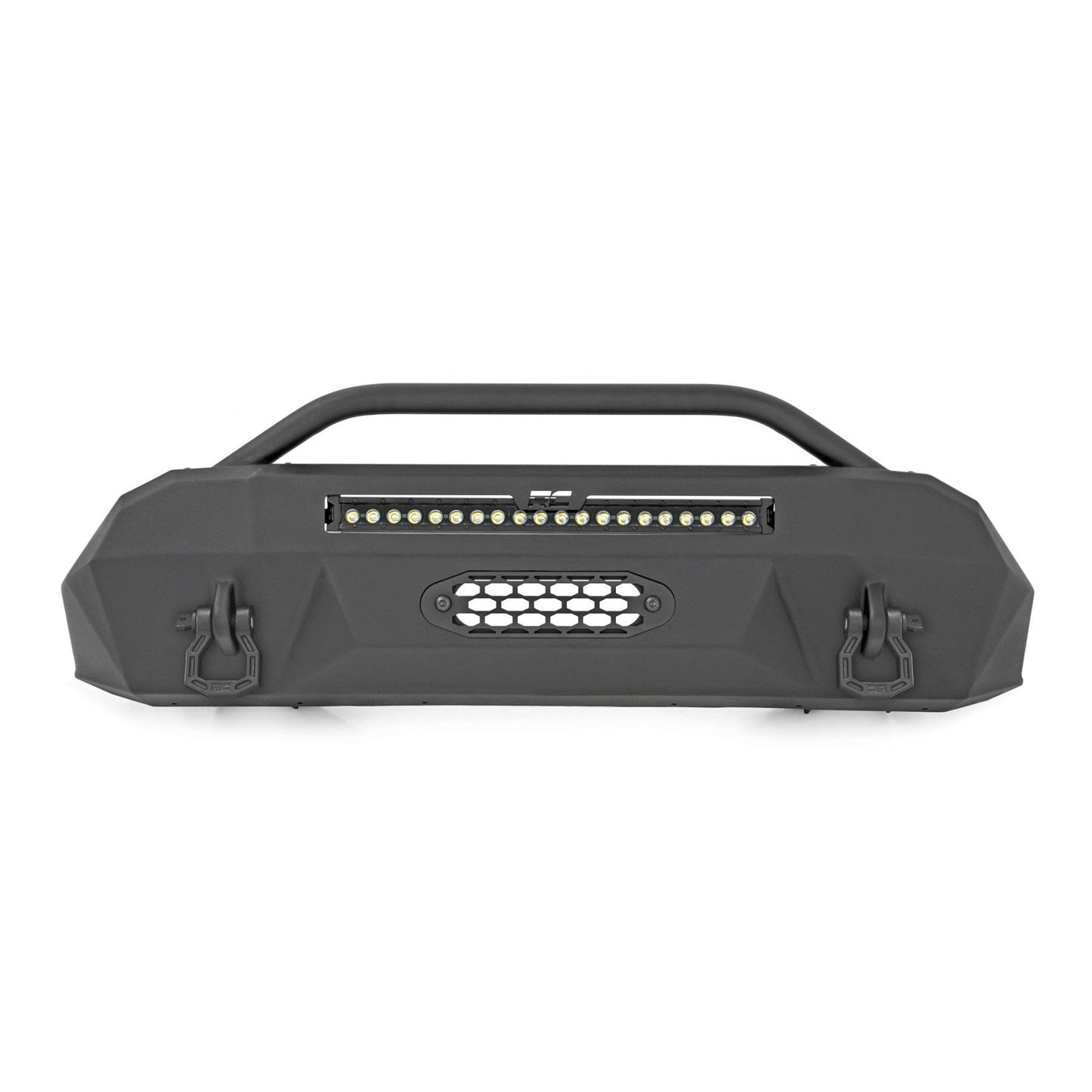 ROUGH COUNTRY Front Bumper | Hybrid | 20" Blk DRL LED | Toyota Tacoma 2WD/4WD (2016-2023) | 10724