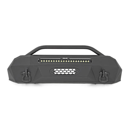 ROUGH COUNTRY Front Bumper | Hybrid | 20" Blk DRL LED | Toyota Tacoma 2WD/4WD (2016-2023) | 10724