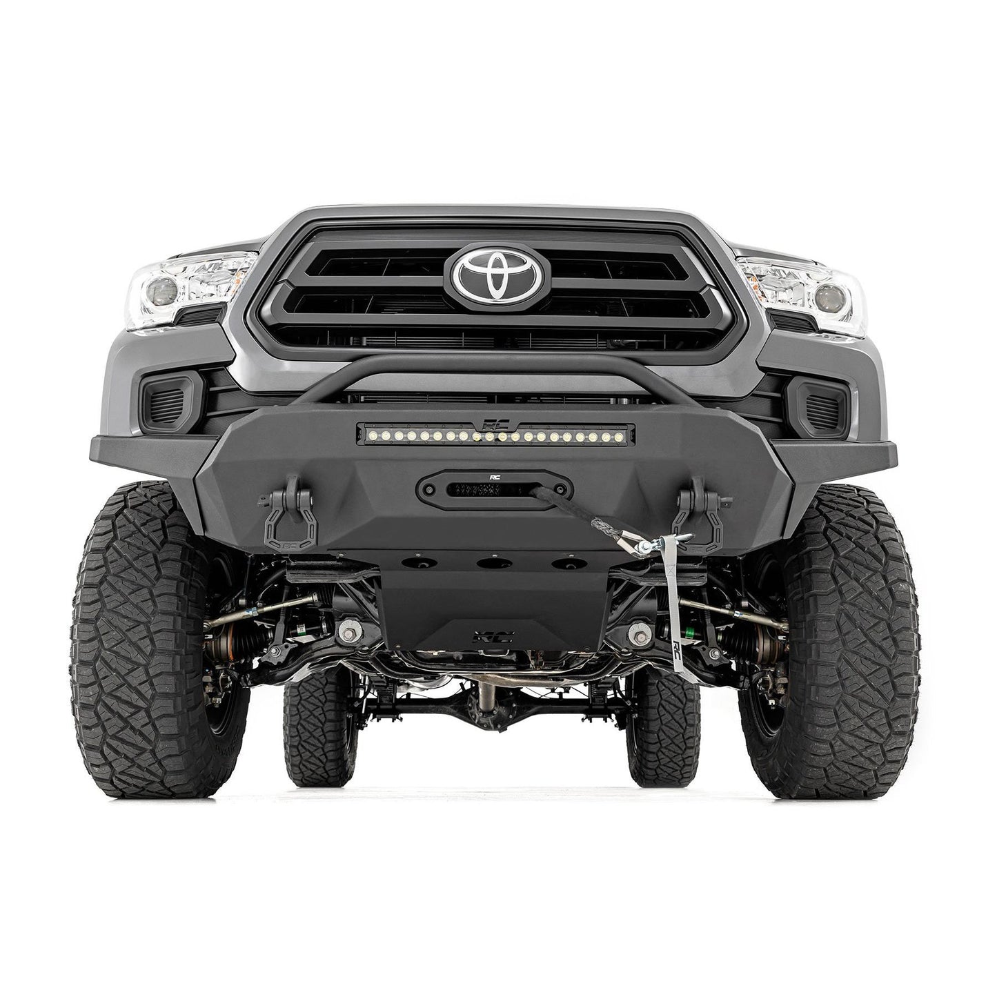 ROUGH COUNTRY Front Bumper | Hybrid | 20" Blk LED | 95000S | Toyota Tacoma 2WD/4WD (16-23) | 10728