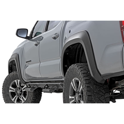ROUGH COUNTRY Fender Flares | Sport | 6X3 Lunar Rock | Toyota Tacoma 2WD/4WD (2016-2023) | S-T11621-6X3