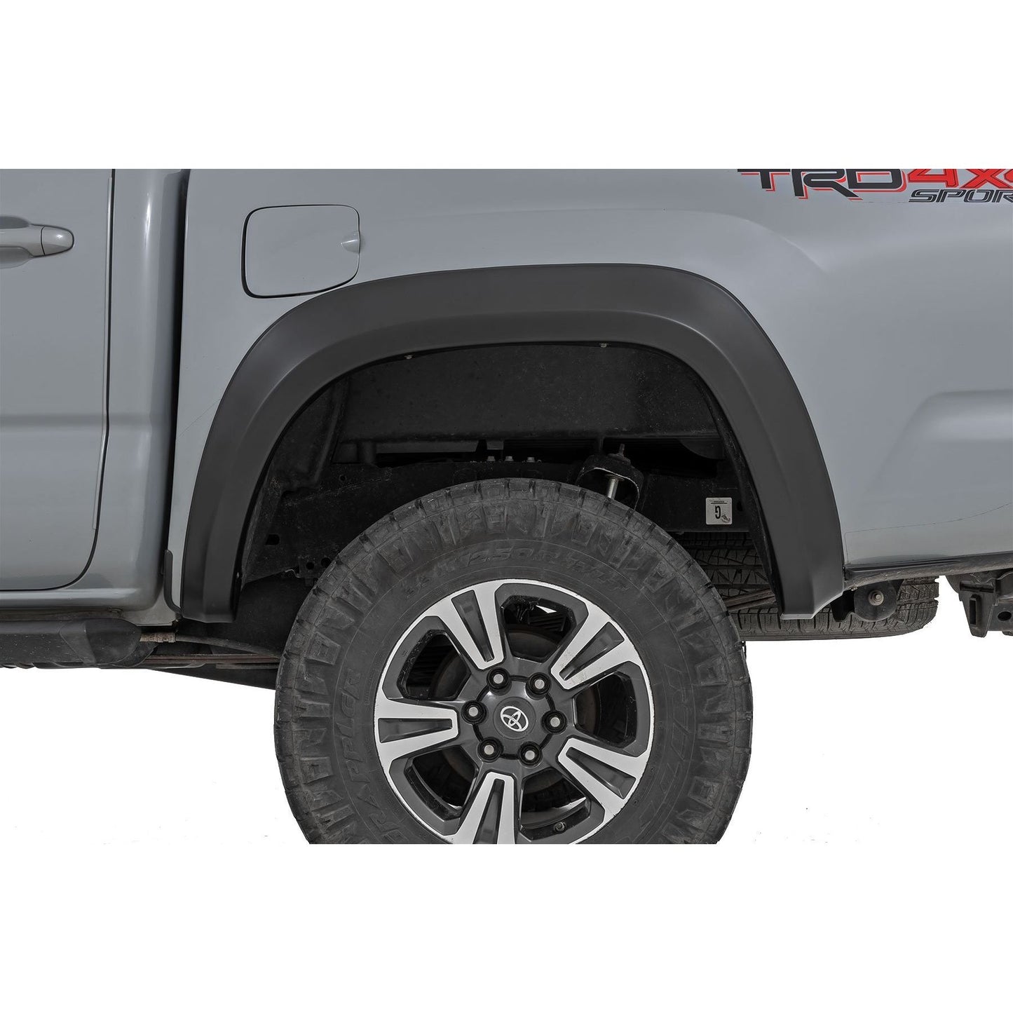 ROUGH COUNTRY Fender Flares | Sport | 202 Black Onyx | Toyota Tacoma 2WD/4WD (2016-2023) | S-T11621-202