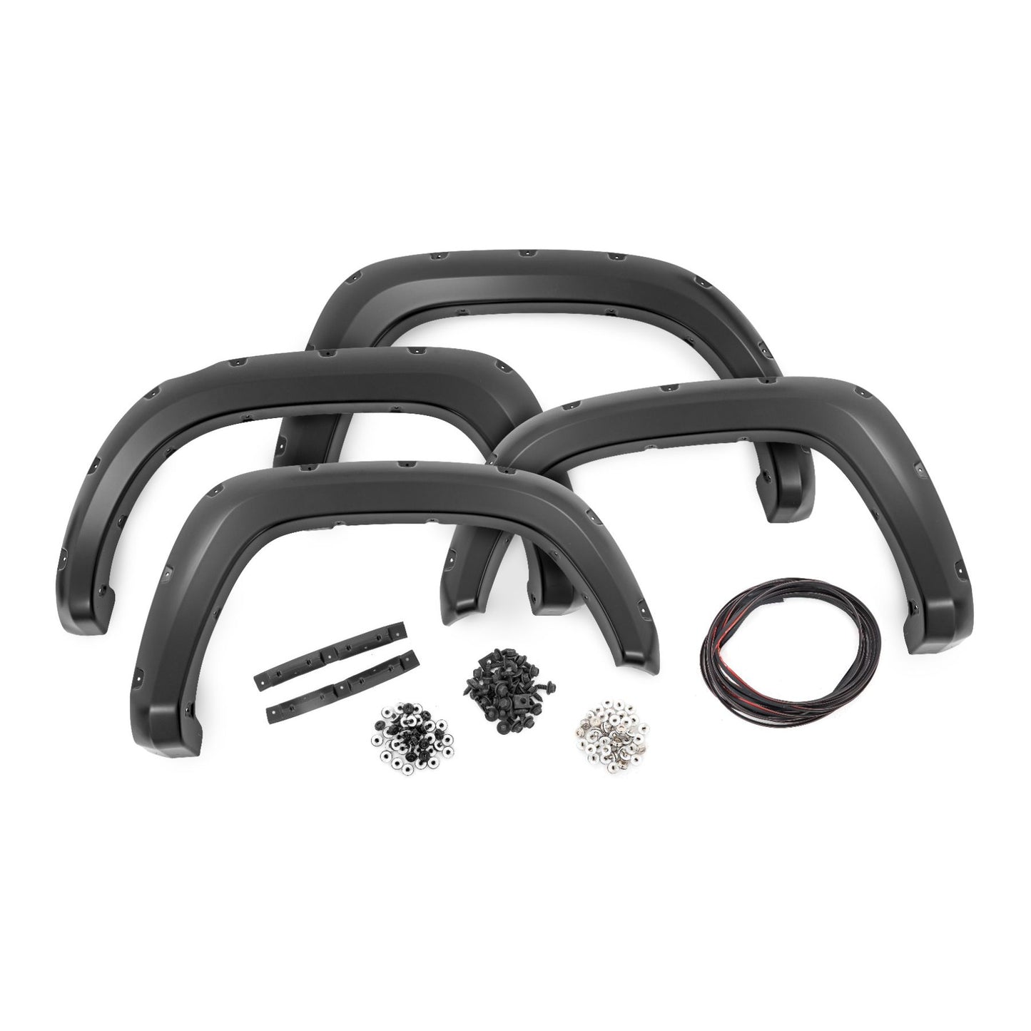 ROUGH COUNTRY Pocket Fender Flares | 6X3 Lunar Rock | Toyota Tacoma 2WD/4WD (2016-2023) | F-T11621A-6X3
