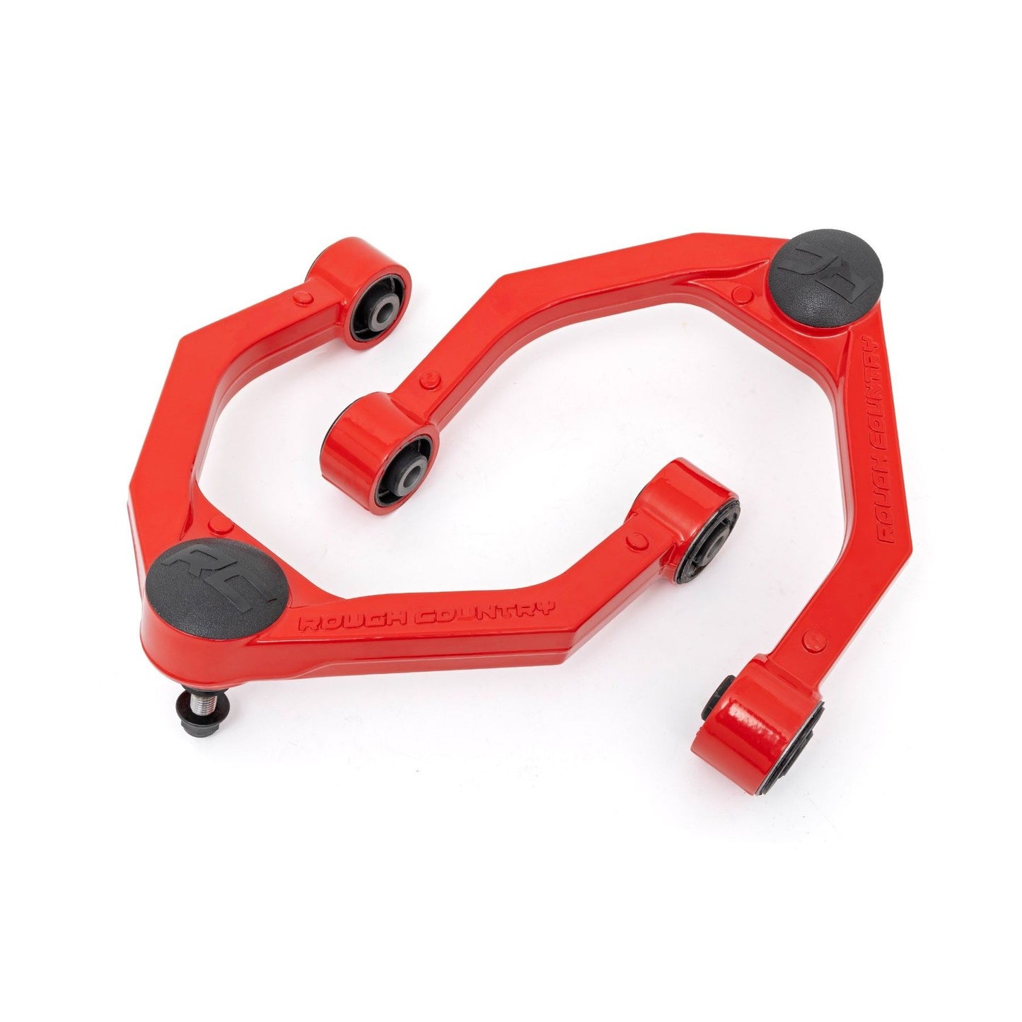 ROUGH COUNTRY Red Forged Upper Control Arms | OE Upgrade | Nissan Titan XD 4WD (2016-2024) | 80001RED