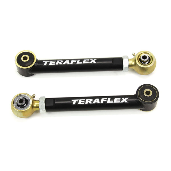 TERAFLEX | Adjustable Short Control Arms 0-4" Lift Lower TJ Front/Rear / XJ Front Pair | 97-06 Jeep Wrangler TJ / 84-01 Jeep Cherokee XJ | 1615700