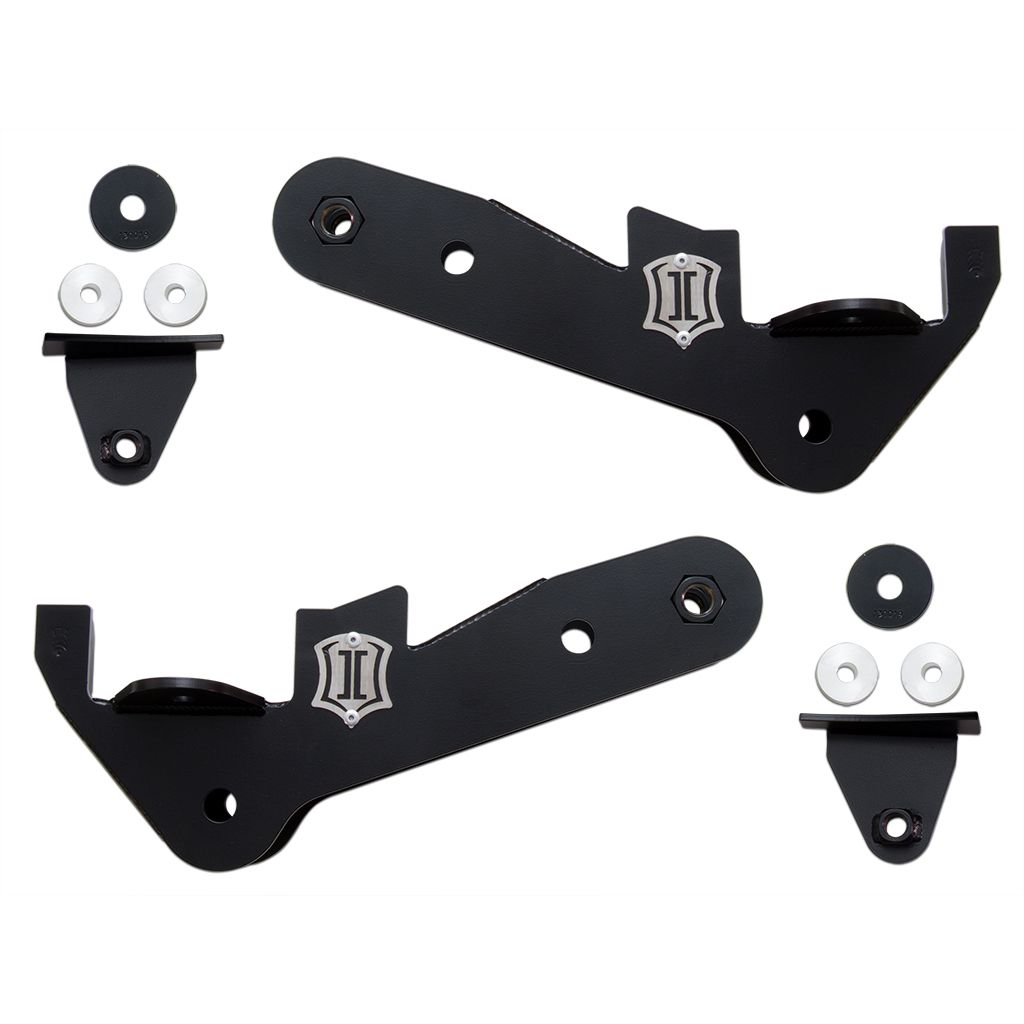 ICON VEHICLE DYNAMICS | 2017-2022 Ford F250/F350 Super Duty 4WD 4-Link Frame Bracket Kit Icon Vehicle Dynamics | 164504