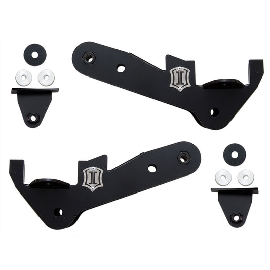 ICON VEHICLE DYNAMICS | 2017-2022 Ford F250/F350 Super Duty 4WD 4-Link Frame Bracket Kit Icon Vehicle Dynamics | 164504