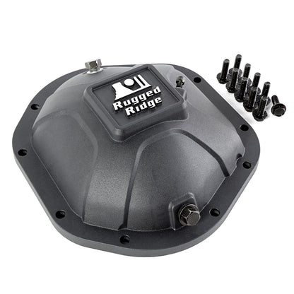 RUGGED RIDGE | 16595.12 | Boulder Aluminum Differential Cover, Dana 44, Blk