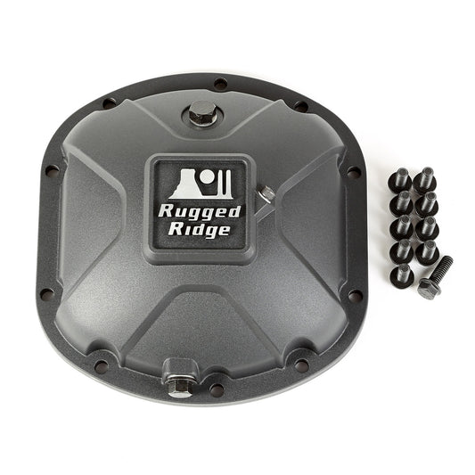 RUGGED RIDGE | 16595.13 | Boulder Aluminum Differential Cover, Dana 30, Blk
