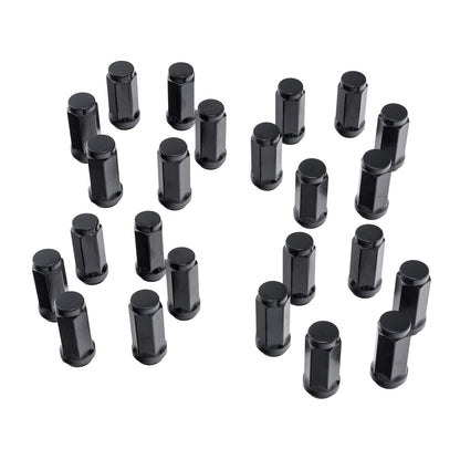 RUGGED RIDGE | 16715.32 | Wheel Lug Nut, Set Of 24, Black, M14-1.5