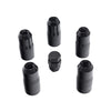 RUGGED RIDGE | 16715.34 | Wheel Lock Nut Set, 5 Nuts W/Key, Black, M14-1.5