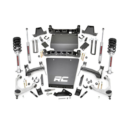 ROUGH COUNTRY 7 Inch Stamped Steel LCA Lift Kit | Forged UCA | Bracket | N3 Struts | Chevy/GMC 1500 (16-18) | 11633