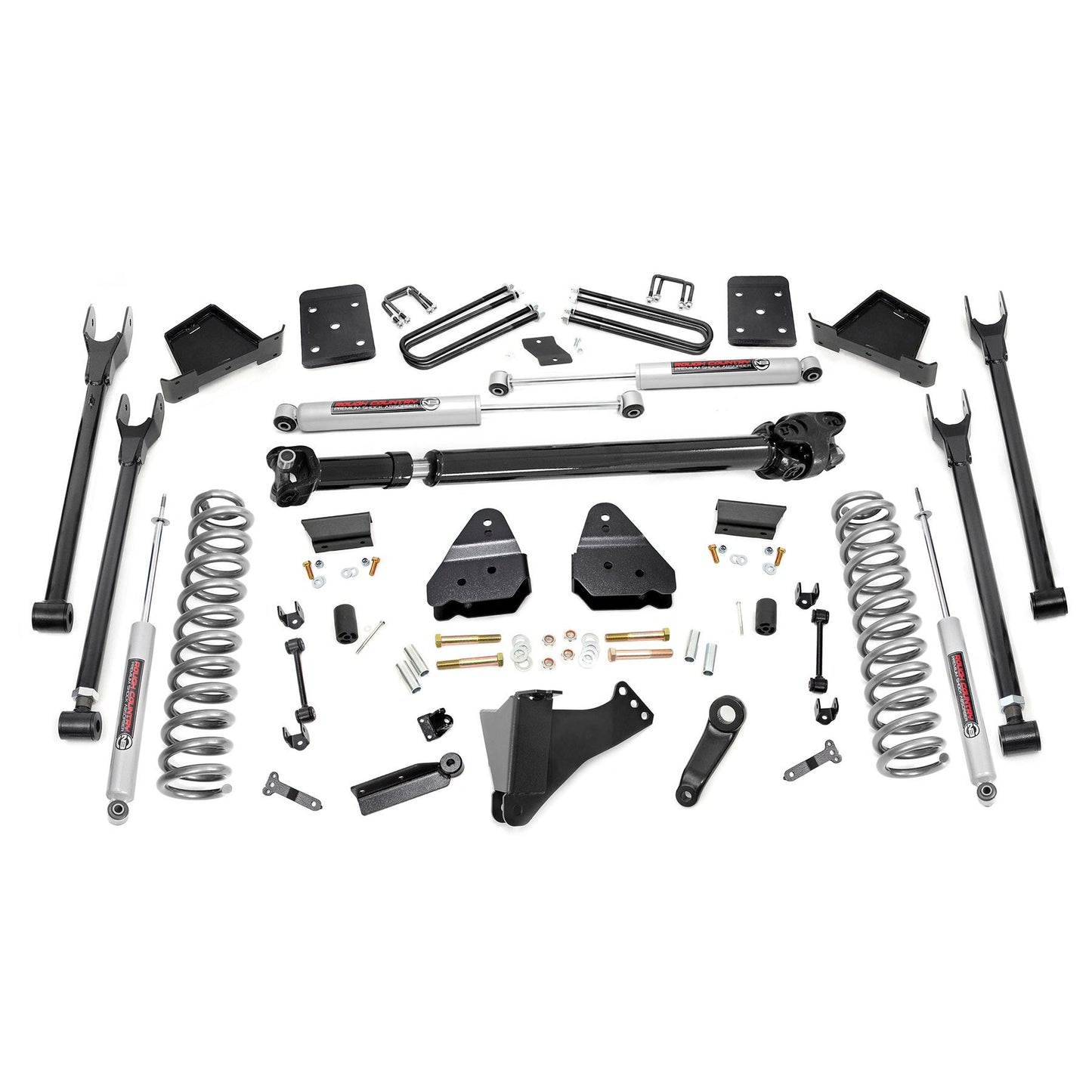 ROUGH COUNTRY 6 Inch Lift Kit | 4-Link | No OVLD | D/S | Ford F-250/F-350 Super Duty (17-22) | 52621