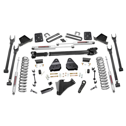 ROUGH COUNTRY 6 Inch Lift Kit | 4-Link | No OVLD | D/S | Ford F-250/F-350 Super Duty (17-22) | 52621