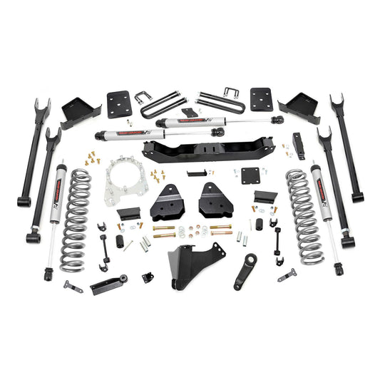 ROUGH COUNTRY 6 Inch Lift Kit | 4-Link | OVLD | V2 | Ford F-250/F-350 Super Duty 4WD (17-22) | 56070