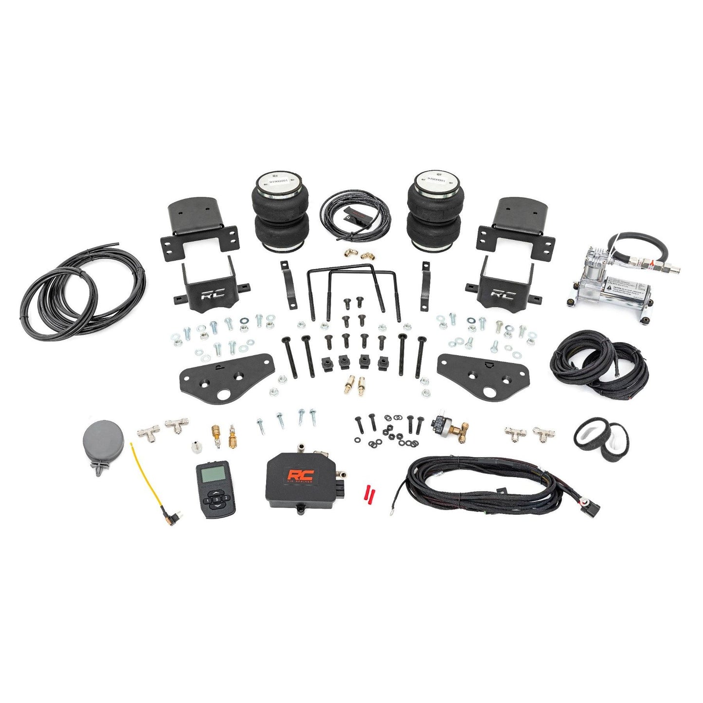 ROUGH COUNTRY Air Spring Kit w/compressor | Wireless Controller | Ford F-250/F-350 Super Duty (17-25) | 10038AWC