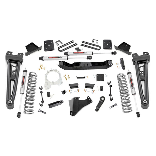 ROUGH COUNTRY 6 Inch Lift Kit | R/A | No OVLD | V2 Shocks | Ford F-250/F-350 Super Duty (17-22) | 55670