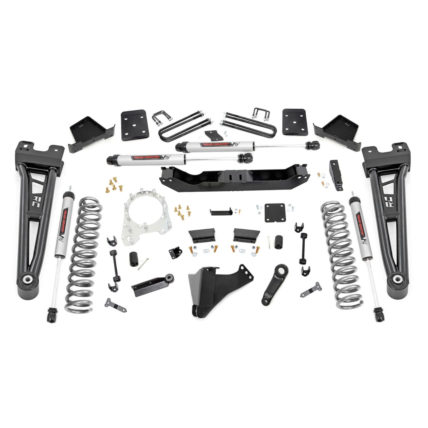 ROUGH COUNTRY 6 Inch Lift Kit | R/A | OVLDS | V2 | Ford F-250/F-350 Super Duty 4WD (17-22) | 51270