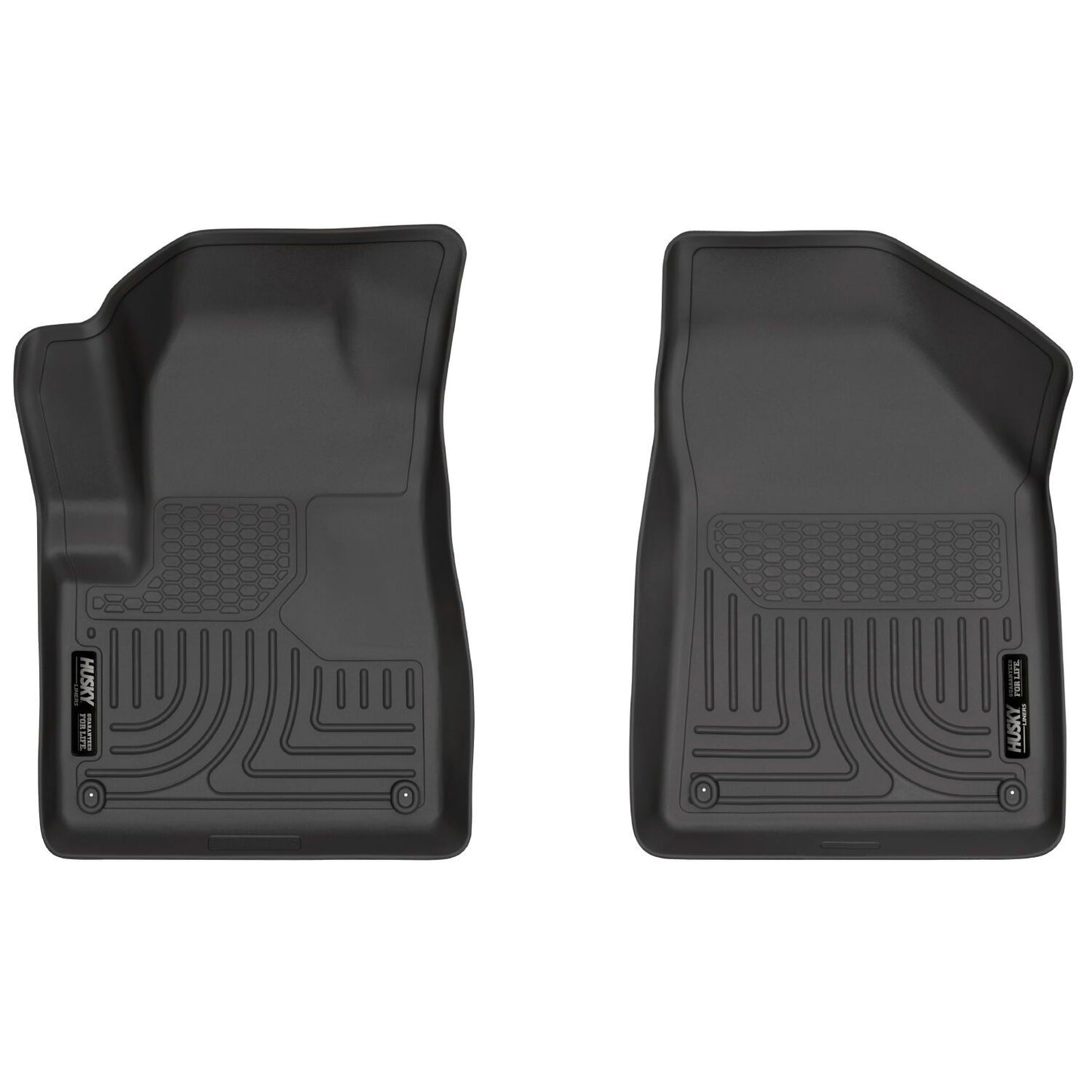 Husky Liners | Weatherbeater Front Floor Liners For 2014-2015 Jeep Cherokee Husky Liners | 17091, durable all-weather floor mats.