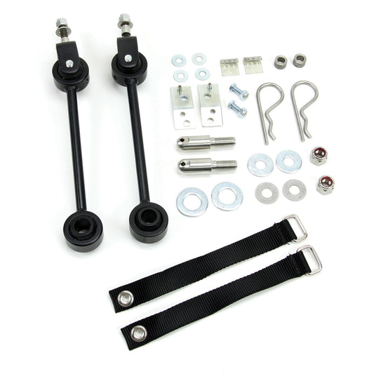 TeraFlex | 93-98 ZJ Grand Cherokee 84-01 XJ Cherokee 10 Inch Front Sway Bar Quick Disconnect Kit 2-4 Inch Lift TeraFlex | 1713090