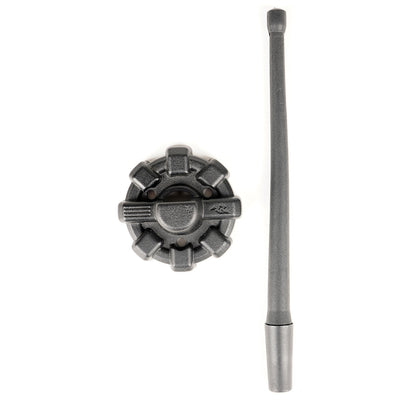 RUGGED RIDGE | 17212.42 | 9" Reflex Antenna With Base; 07-20 Jeep Wrangler & Gladiator Jk/Jl/Jt