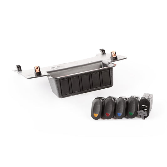 RUGGED RIDGE | 17235.84 | Lower Switch Panel Kit, 11-18 Jeep Wrangler Jk/Jku
