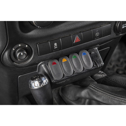 RUGGED RIDGE | 17235.84 | Lower Switch Panel Kit, 11-18 Jeep Wrangler Jk/Jku