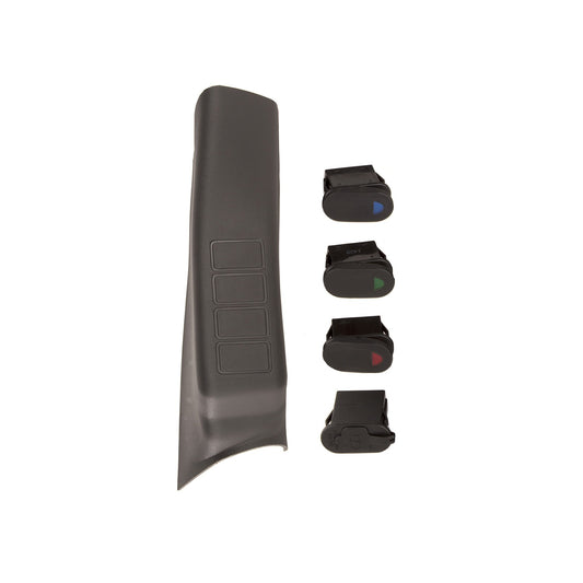 RUGGED RIDGE | 17235.94 | A-Pillar Pod Kit, 3 Switch, Usb, Right, 07-10 Jeep Wrangler Jk/Jku
