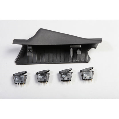 RUGGED RIDGE | 17235.97 | A-Pillar 4 Switch Pod, Black, Right Side, 11-14 Jeep Wrangler (Jk)