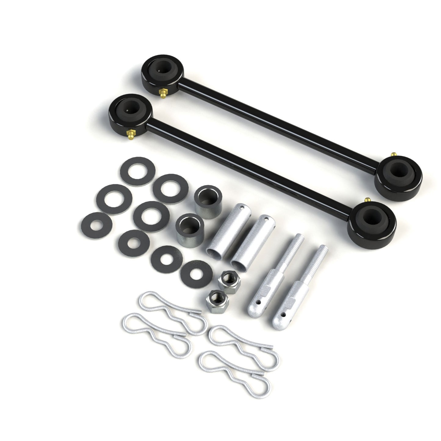 TeraFlex | Jeep Wrangler YJ 8 Inch Front Sway Bar Quick Disconnect Kit 0-2.5 Inch Lift TeraFlex | 1733200