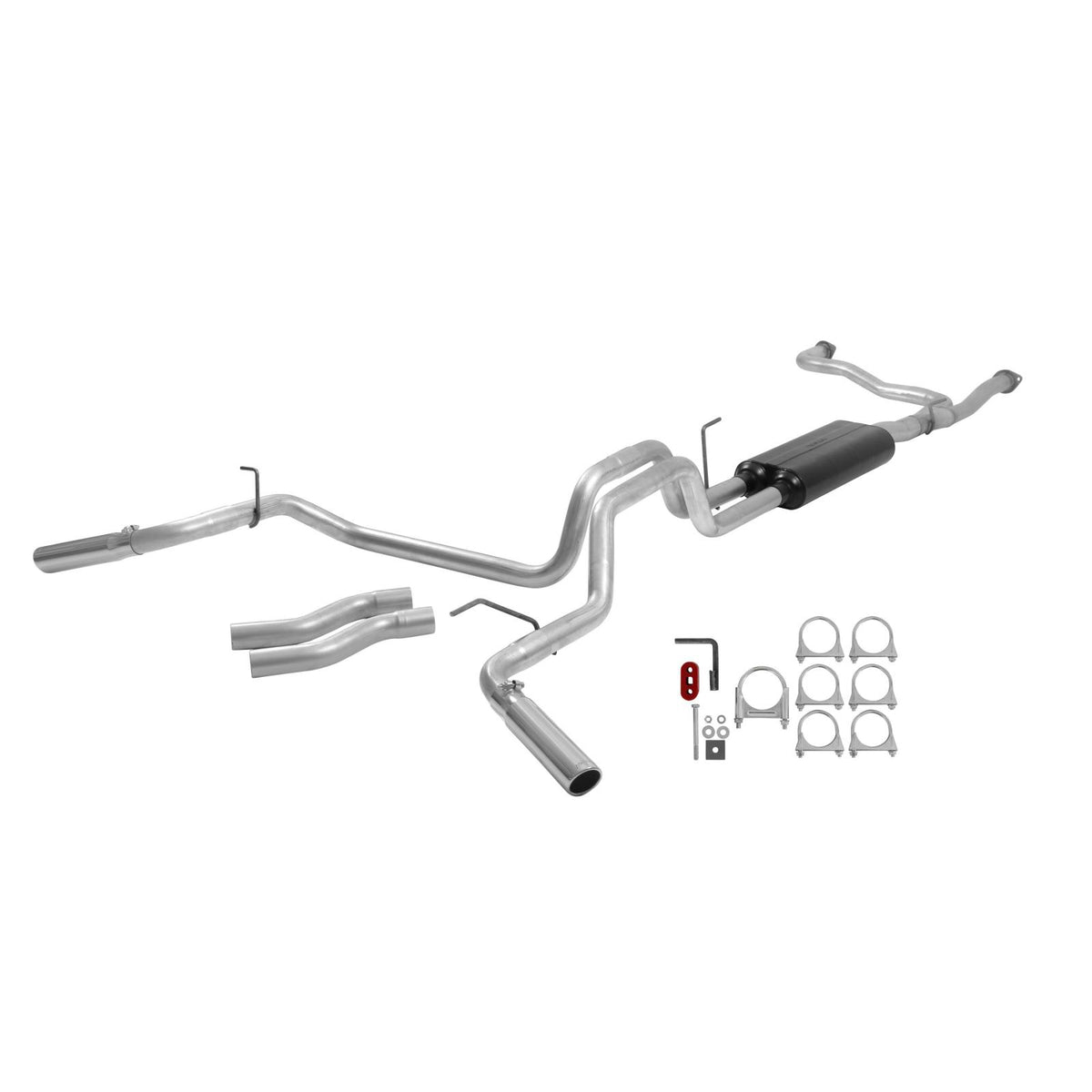 FLOWMASTER American Thunder Cat-Back Exhaust System Fits Nissan Titan 2004-2015 With 5.6L Engine Moderate Sound